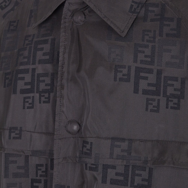 Black organza trench coat 3