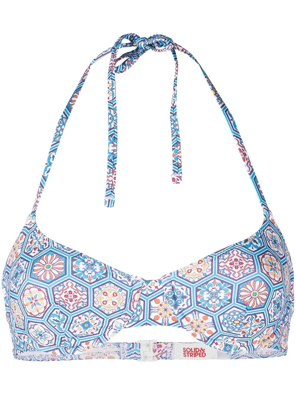 Ginger geometric bikini top - 1