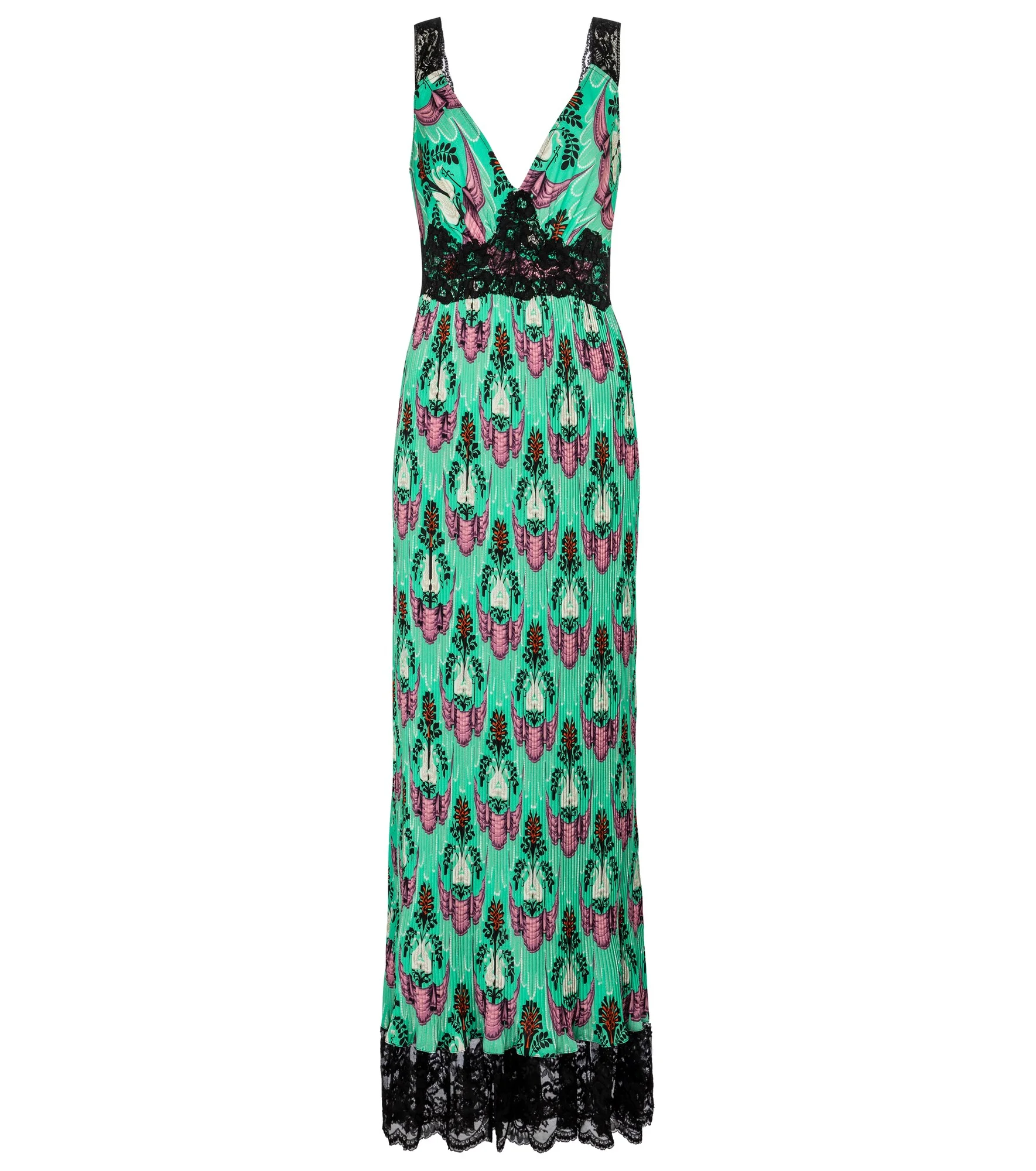 Floral jersey maxi dress - 1