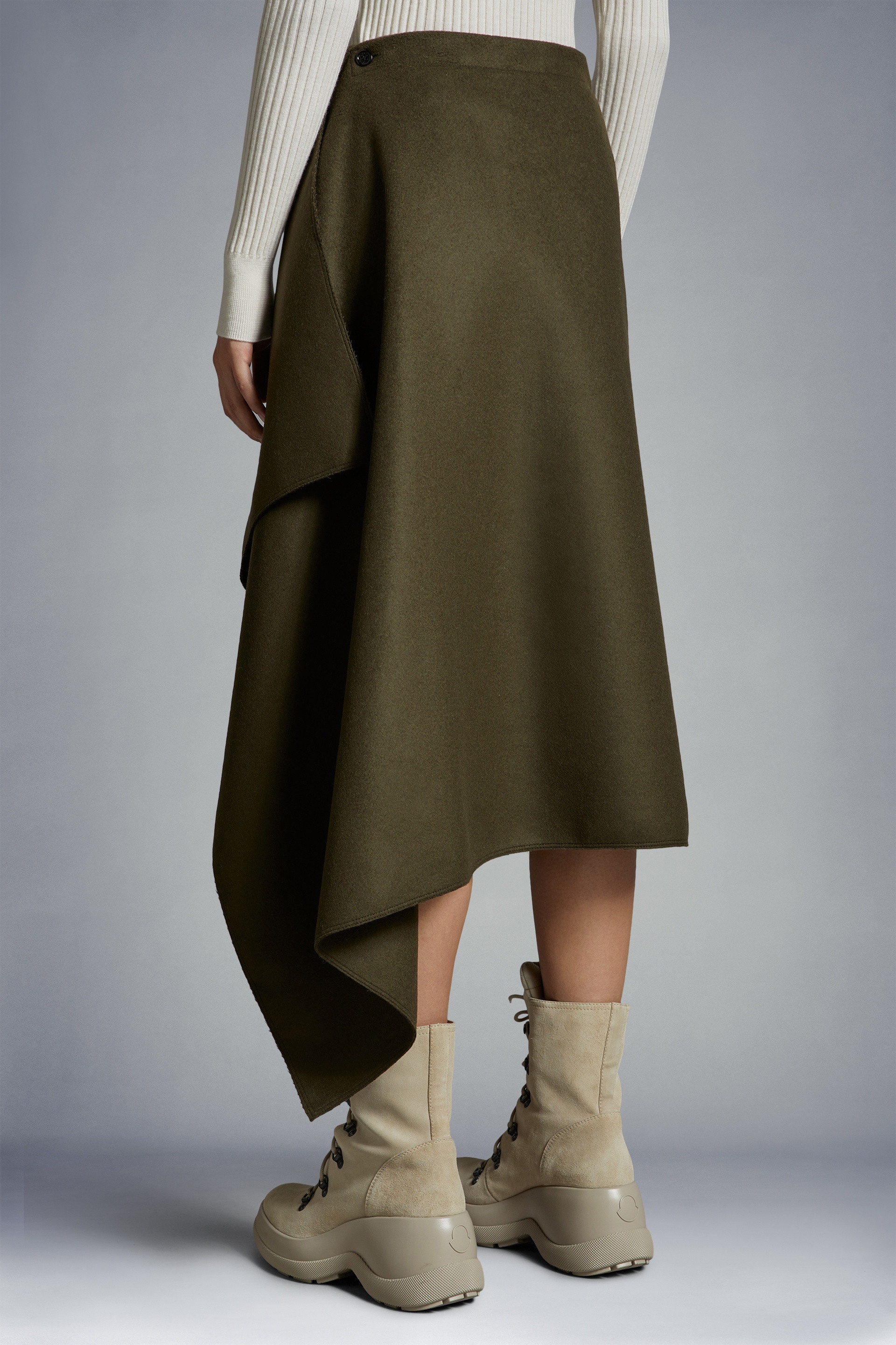 Wool Wrap Skirt - 5
