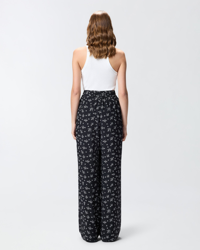 WIDE-LEG PRINTED VISCOSE JACQUARD TROUSERS 5