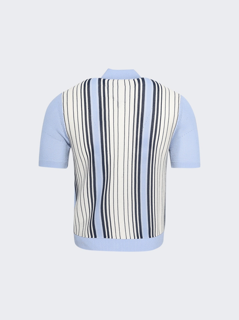 Script Stripe Shirt Ashley Blue - 5