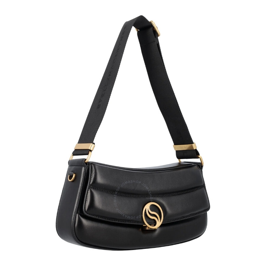 Stella McCartney S-Wave Logo Plaque Padded Shoulder Bag - 3