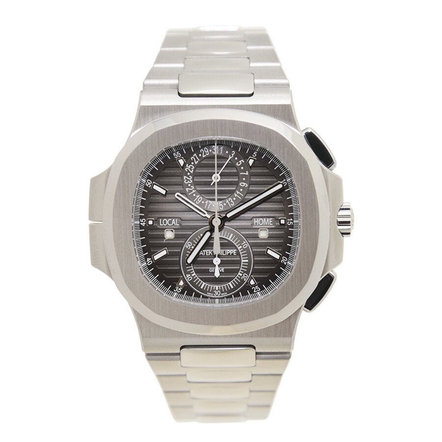Pre-owned Patek Philippe Nautilus Chronograph Black Gradated Dial Men's Watch 5990-1A-001 - 2