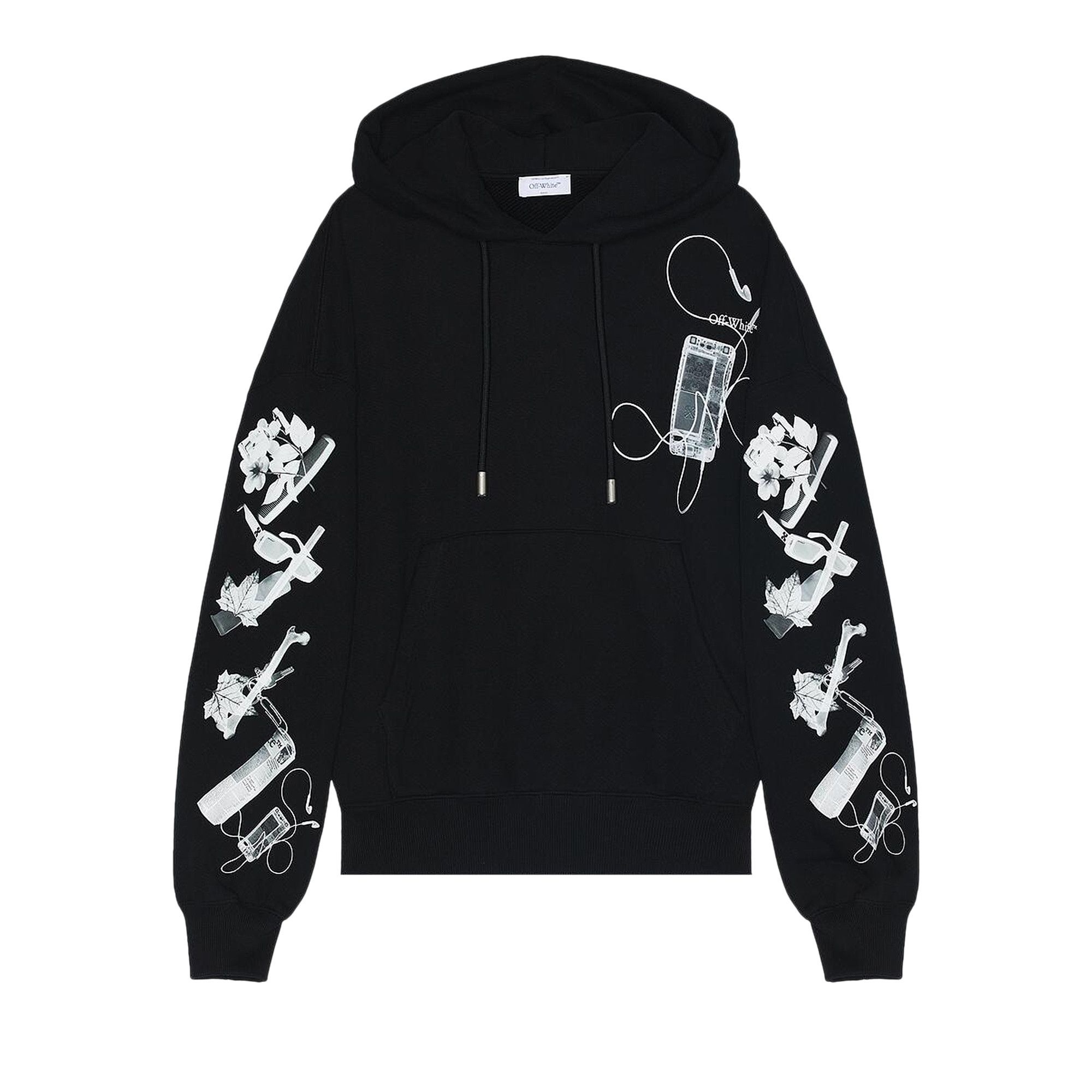 Off-White Scan Over Hoodie 'Black' - 1