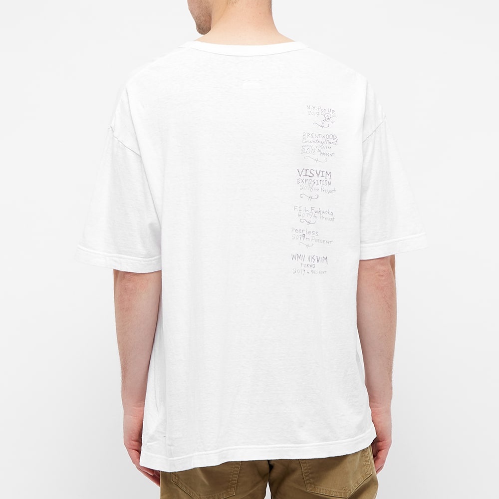 Visvim Scribble Print Jumbo Tee - 4