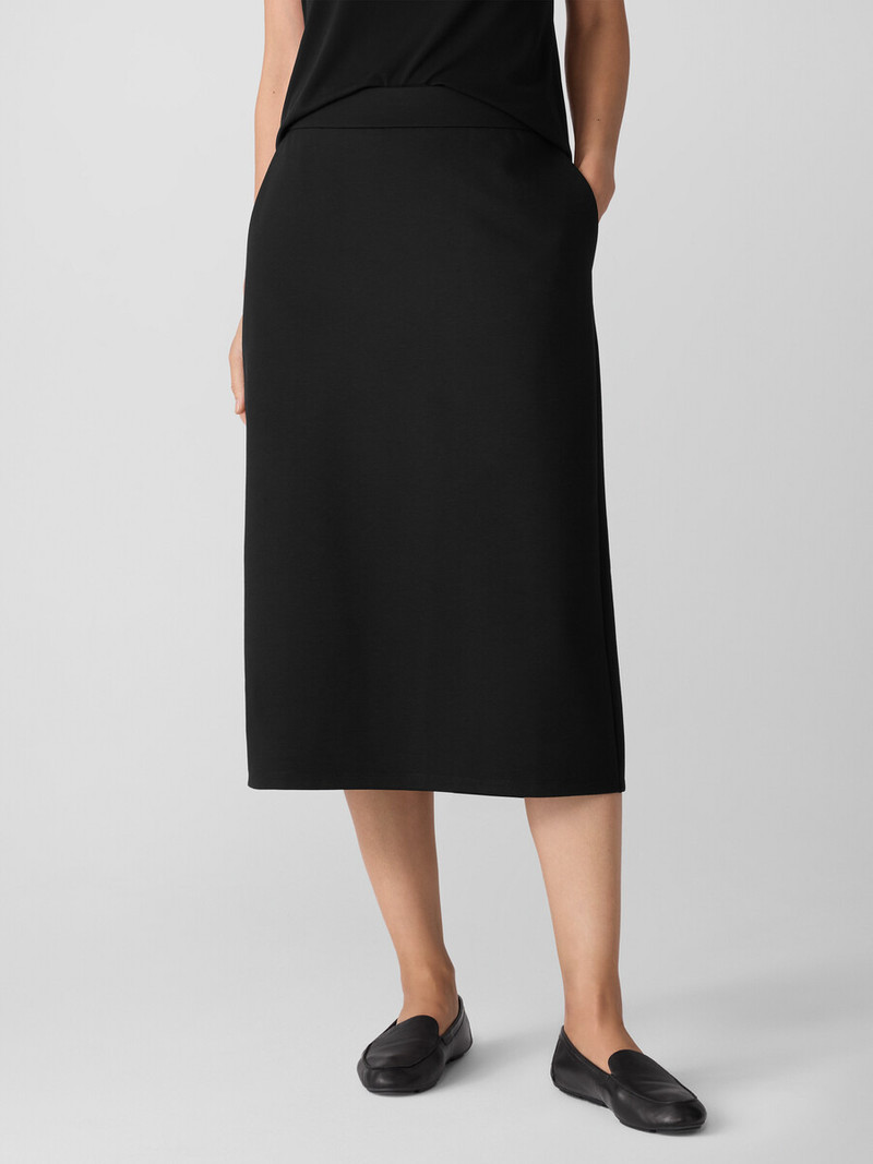 Washable Flex Ponte Straight Skirt 3