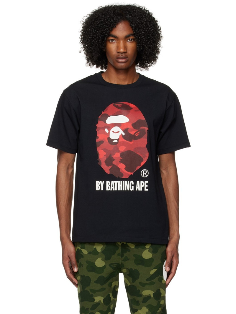 Black Camo 'By Bathing Ape' T-Shirt - 1