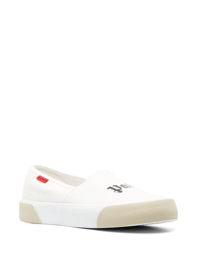 Palm Angels logo-print slip-on sneakers outlook