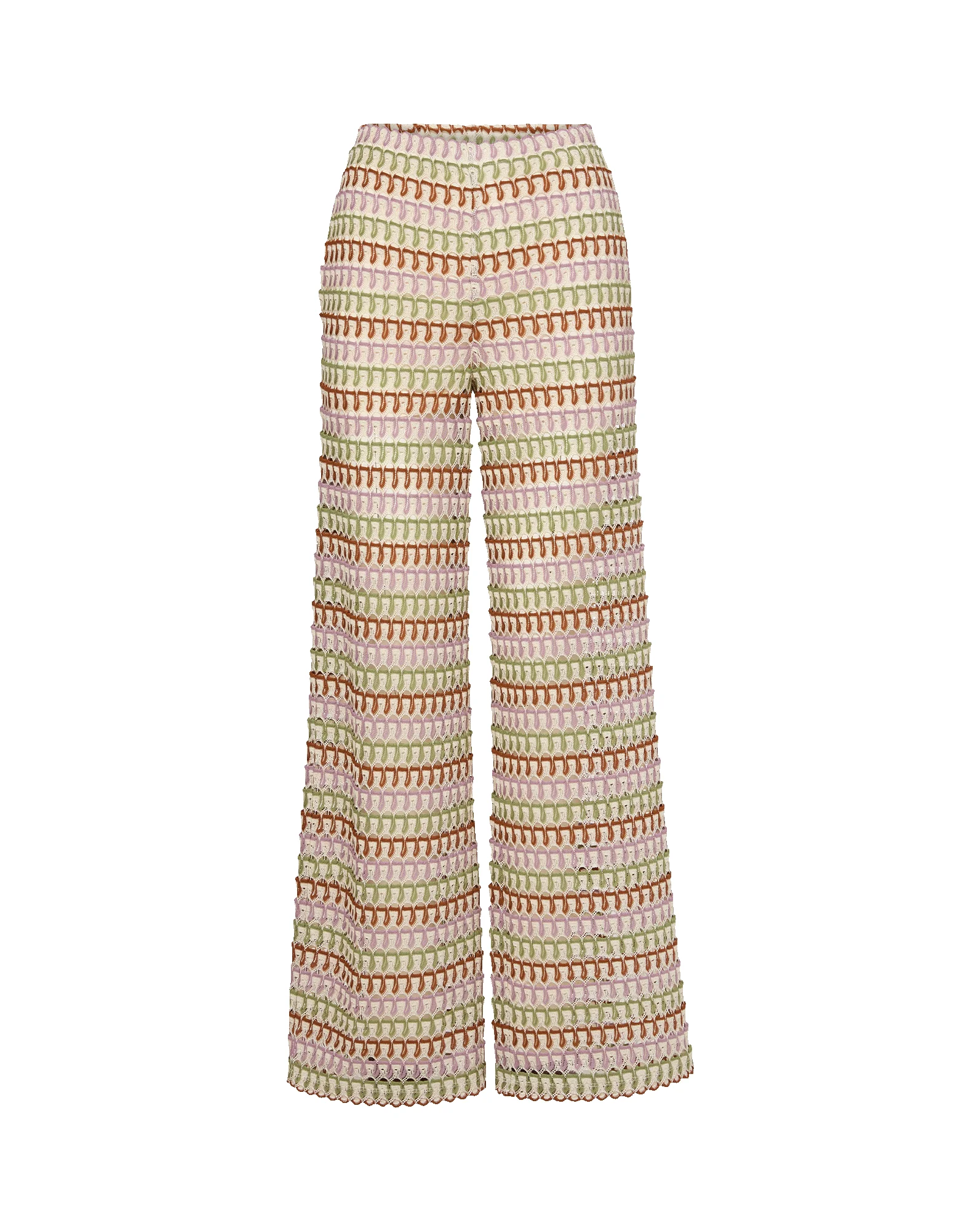 FATIMA CROCHET WIDE-LEG PANT - 1