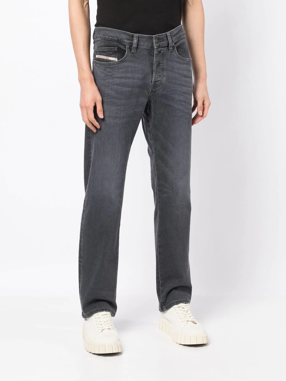 slim-cut denim jeans - 3