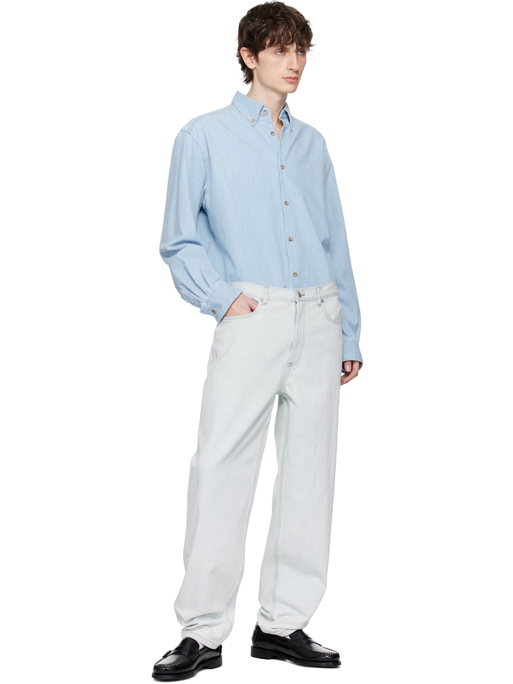 Blue Mathias Denim Shirt - 5