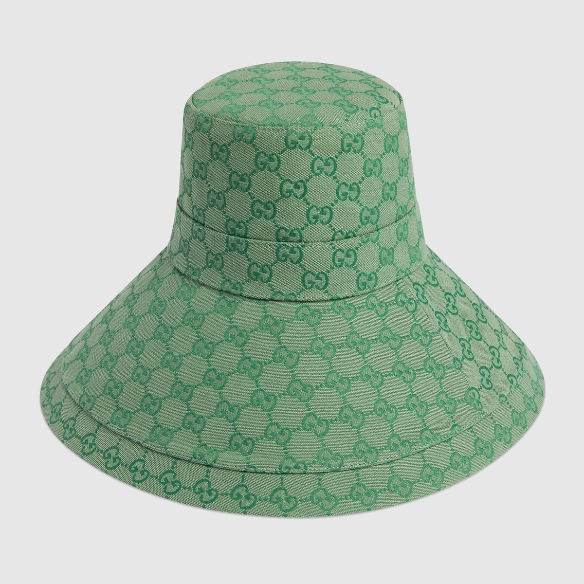 GG canvas wide brim hat - 1