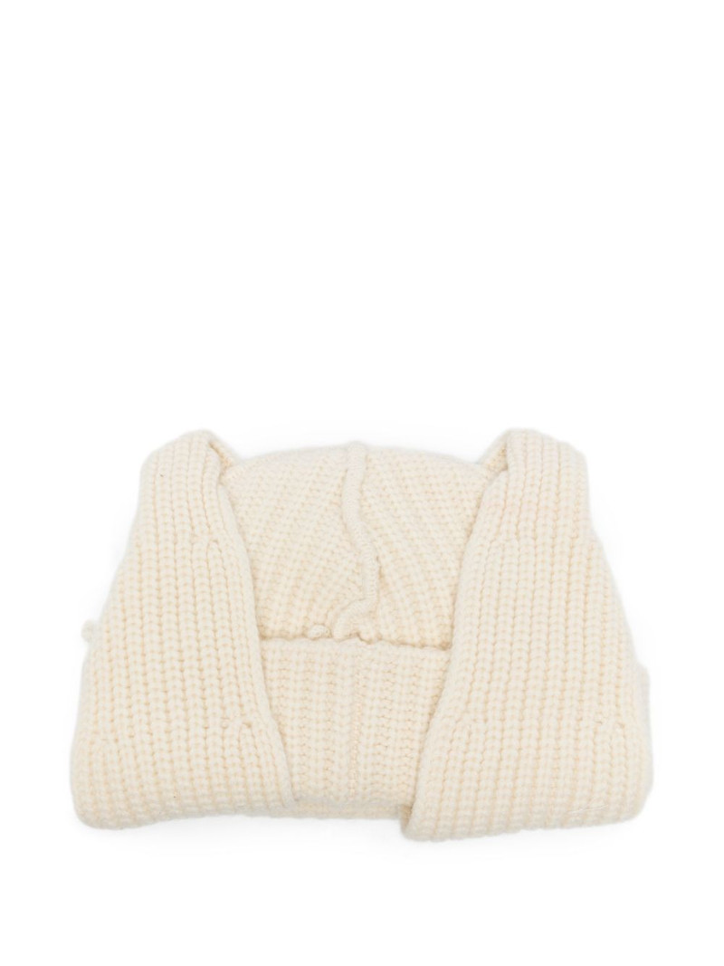 CHARLES JEFFREY LOVERBOY side-ear logo-path beanie hat outlook