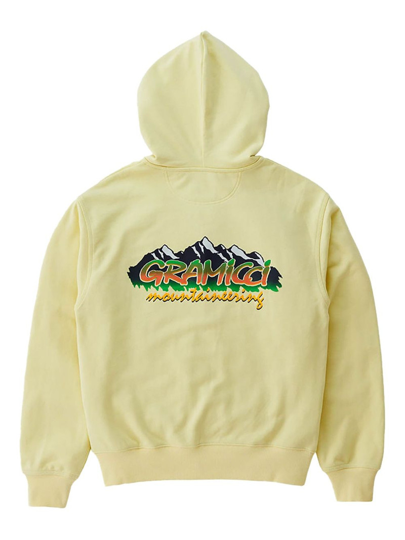 GRAMICCI ful- zip mountaineering-graphic hoodie outlook
