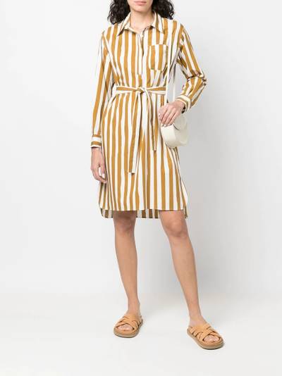 A.P.C. stripe-print shirt dress outlook