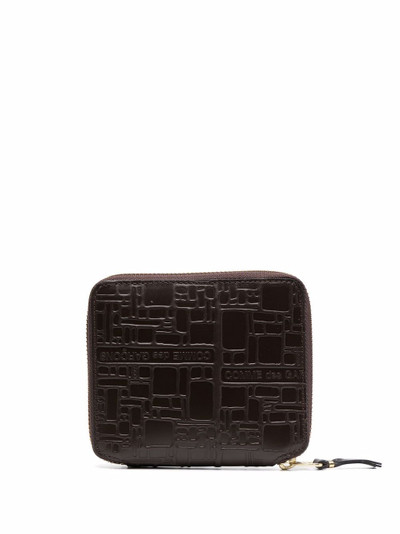 Comme Des Garçons embossed-logo wallet outlook