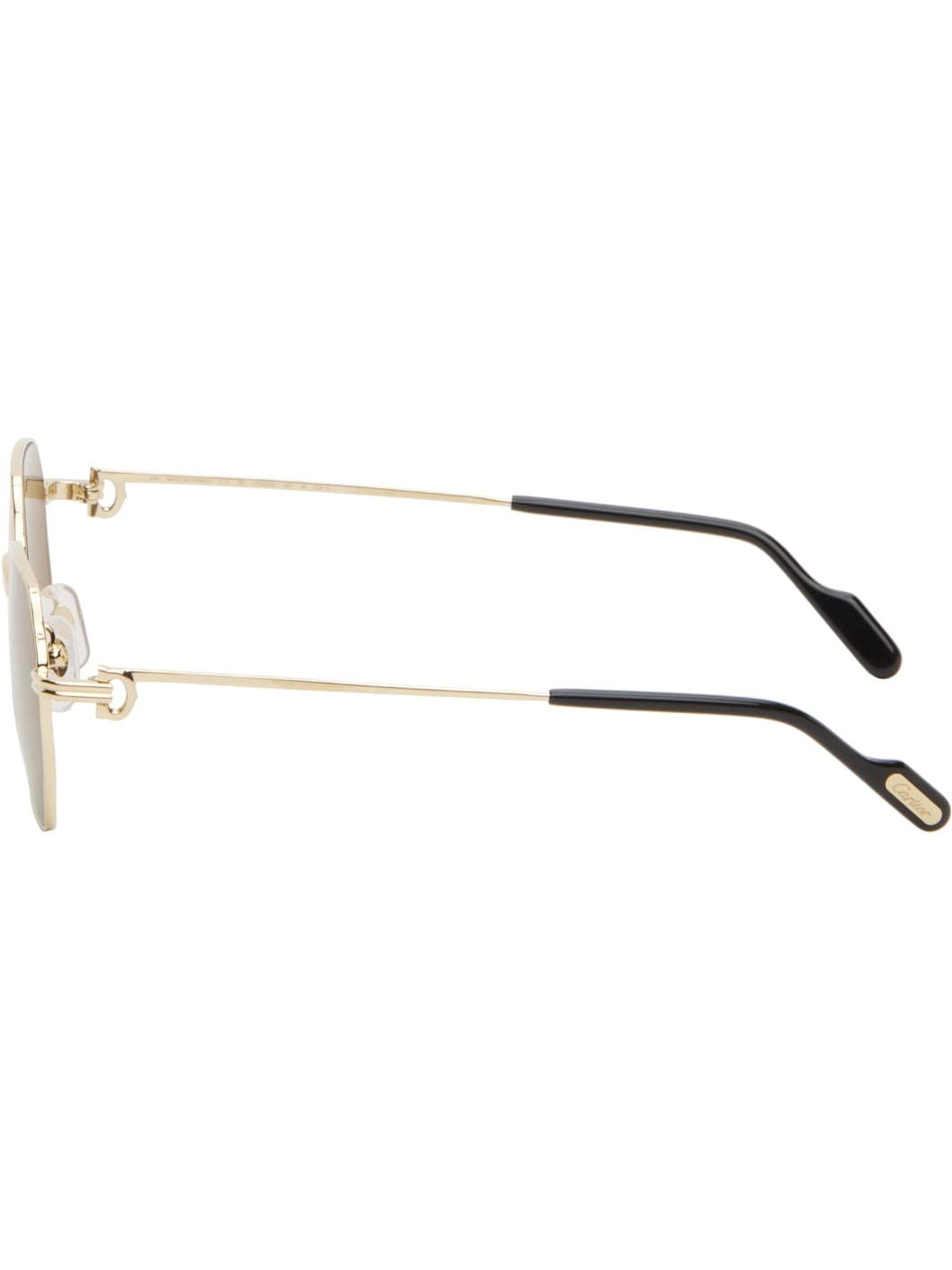 Gold 'Première de Cartier' Sunglasses - 3