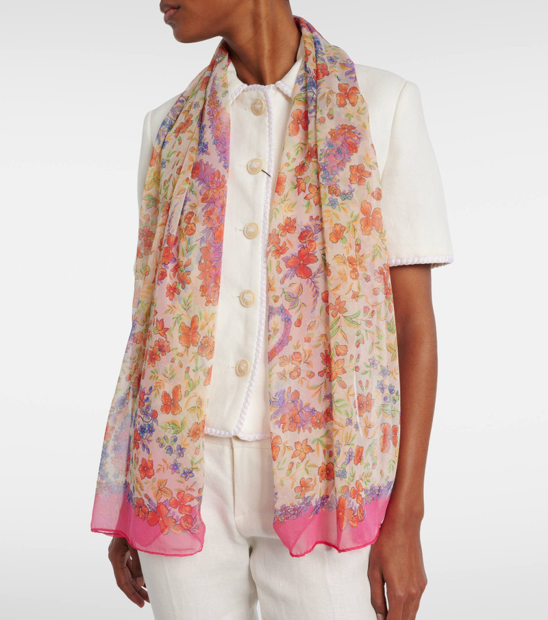 Paisley silk scarf 3