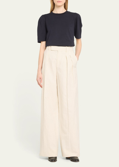 FRAME Pleated Mid-Rise Trousers outlook