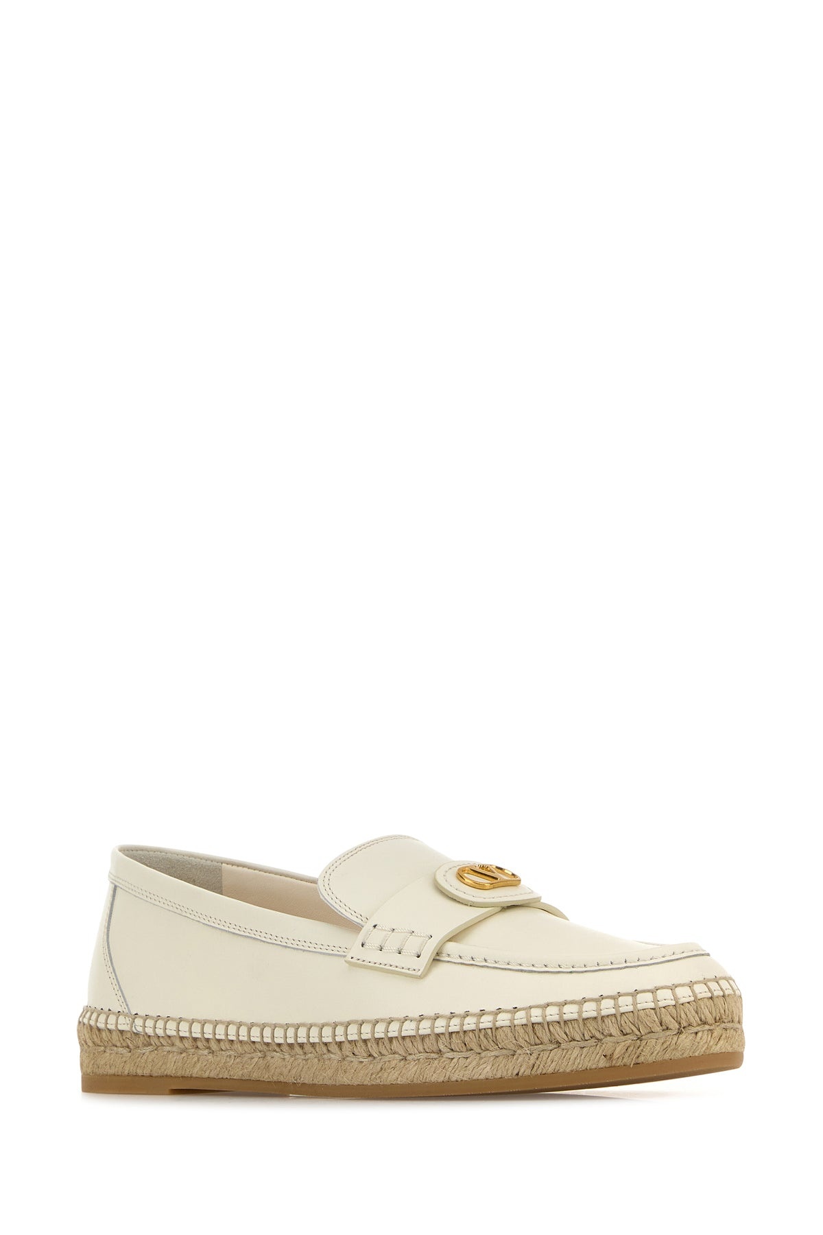 White leather VLogo Signature espadrilles - 2
