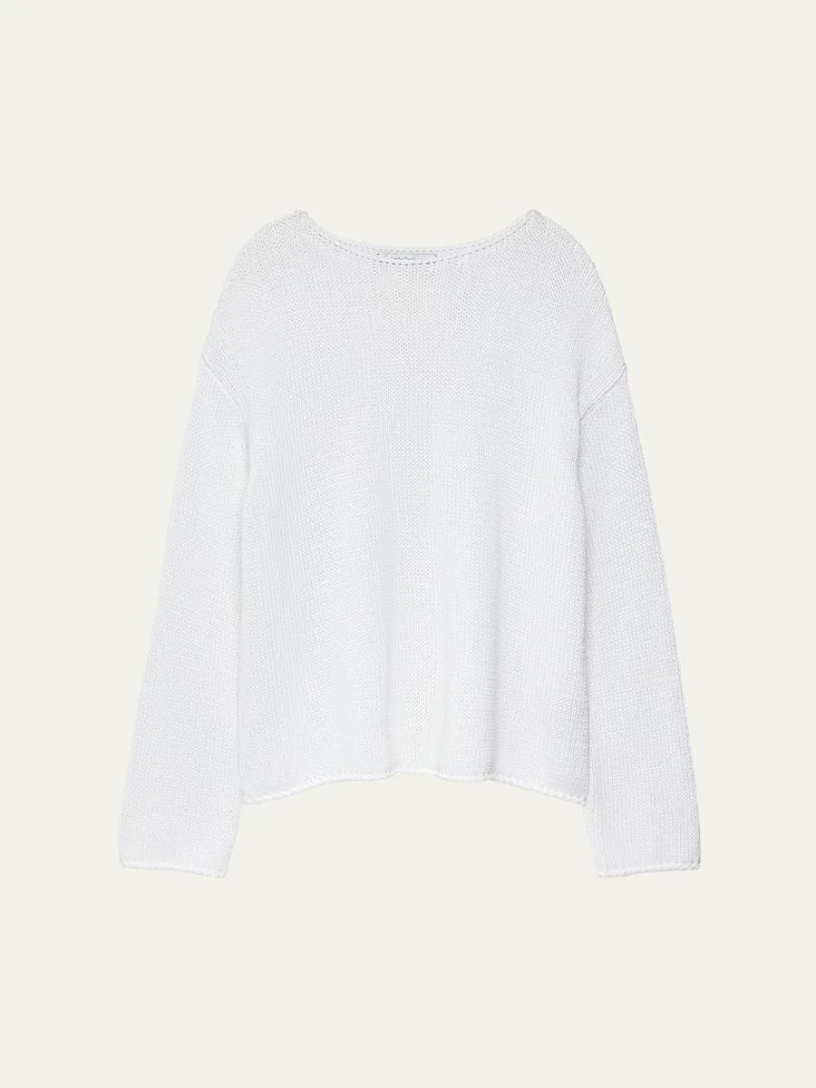 Draped Knit Sweater - 1