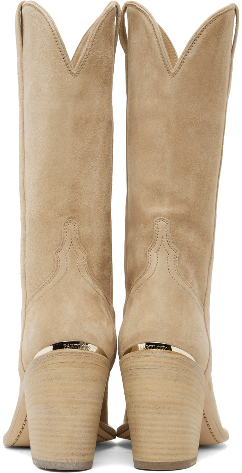 PARTLOW Beige Leigh Anne Boots outlook