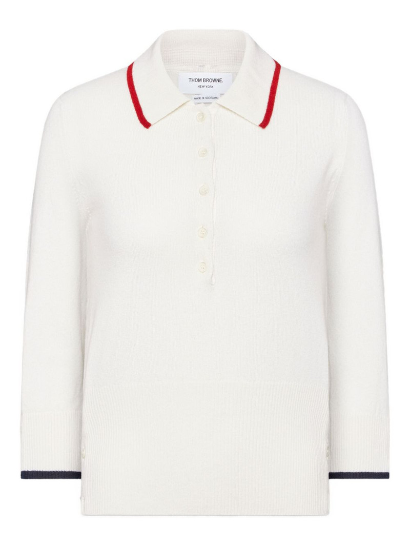 Browne 65 cashmere polo top 1