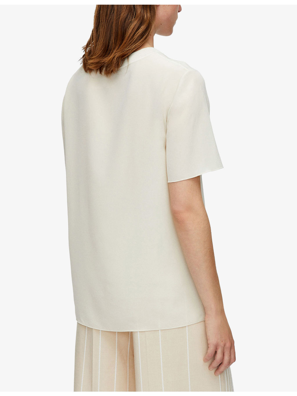 Rubin Crepe de Soie Silk Blouse - 4