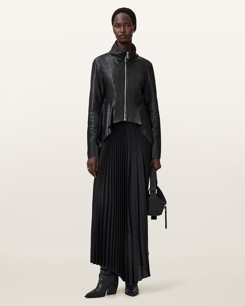 GRACE LEATHER BIKER JACKET 4