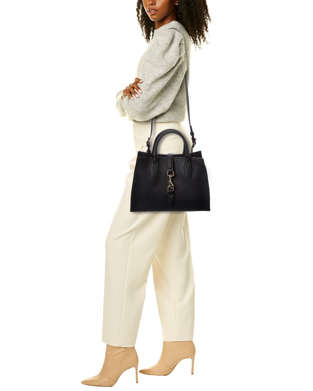Gucci Medium Leather Tote - 4