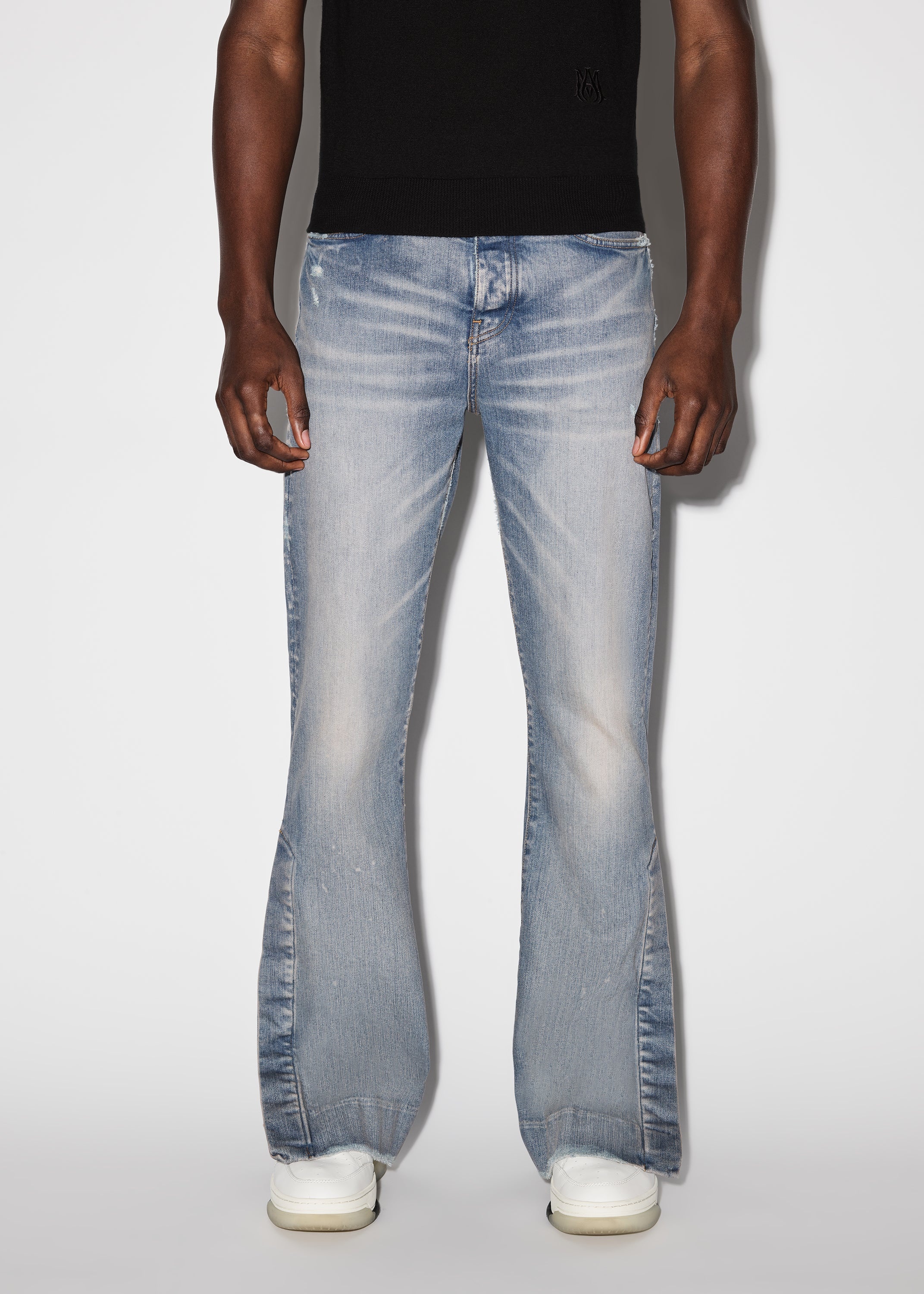 AMIRI STACKED FLARE JEAN | REVERSIBLE