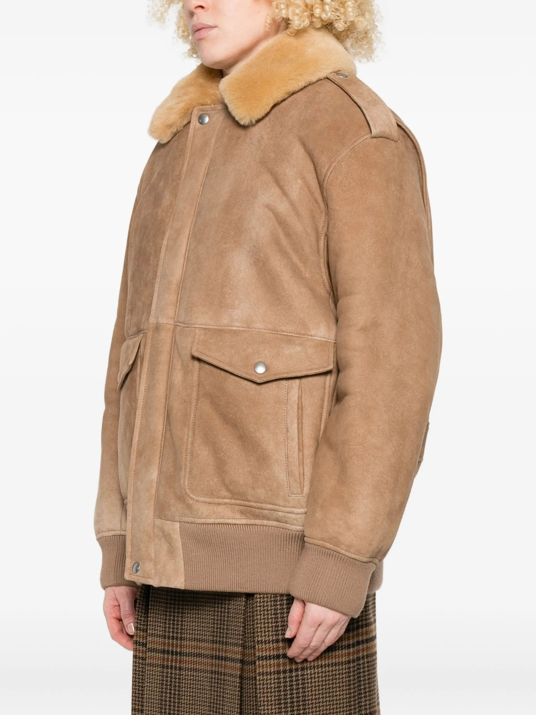 Prada Suede Bomber Jacket - 3