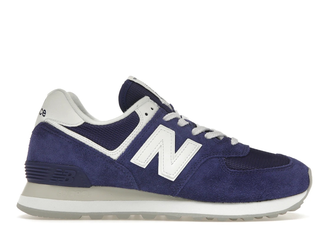 New Balance 574 Blue White (Women's) - 1