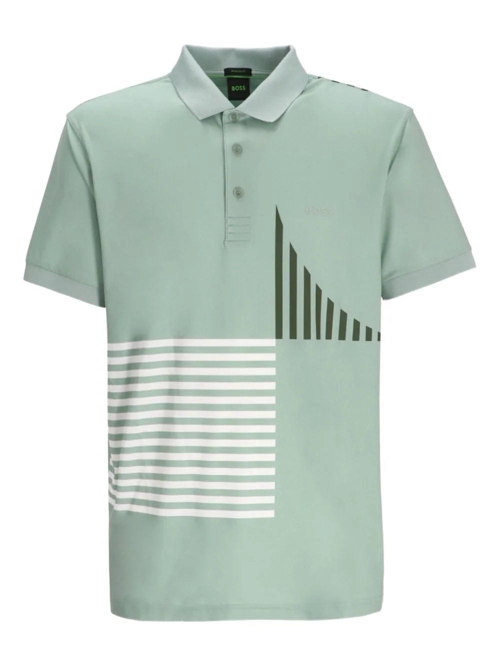 Paddy graphic-print polo shirt - 1