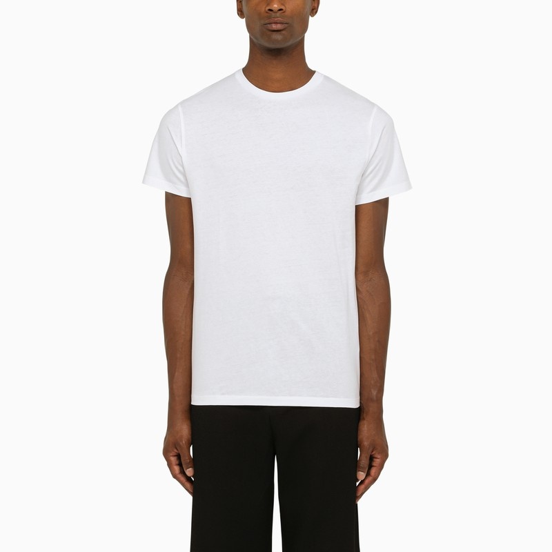 Classic white crew-neck T-shirt - 1