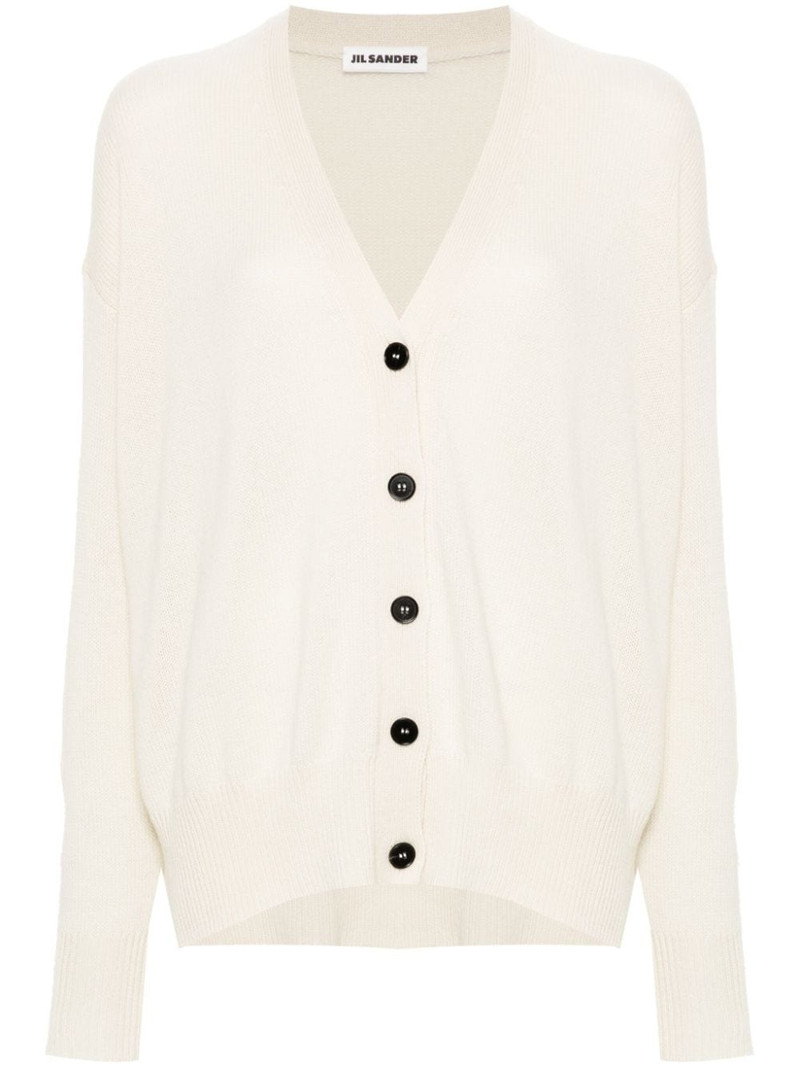 drop-shoulder cashmere cardigan 1