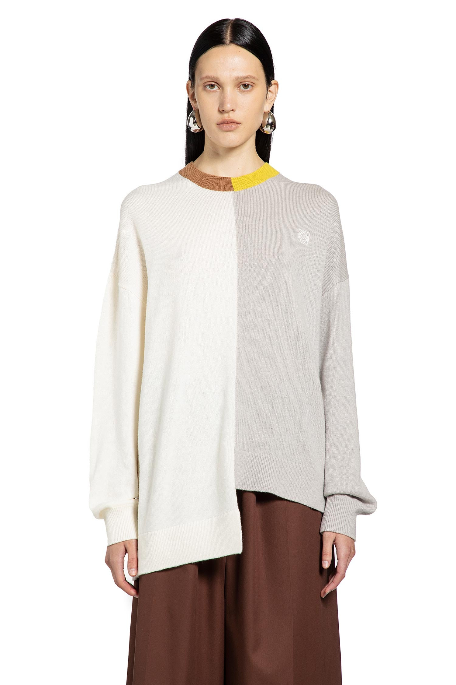 Asymmetric Sweater In Wool - 1