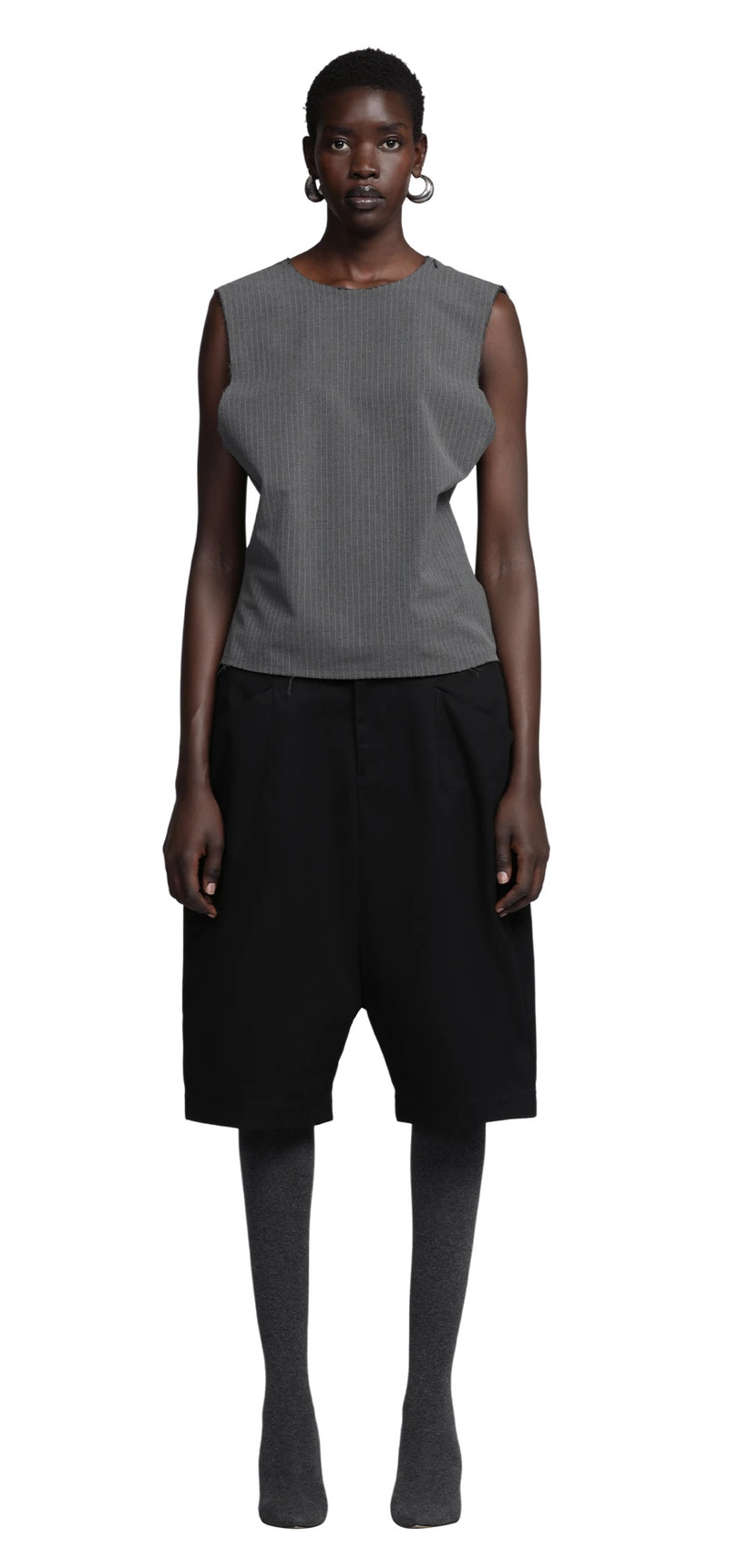 entire studios RUMY SHORT CARBON BLACK outlook