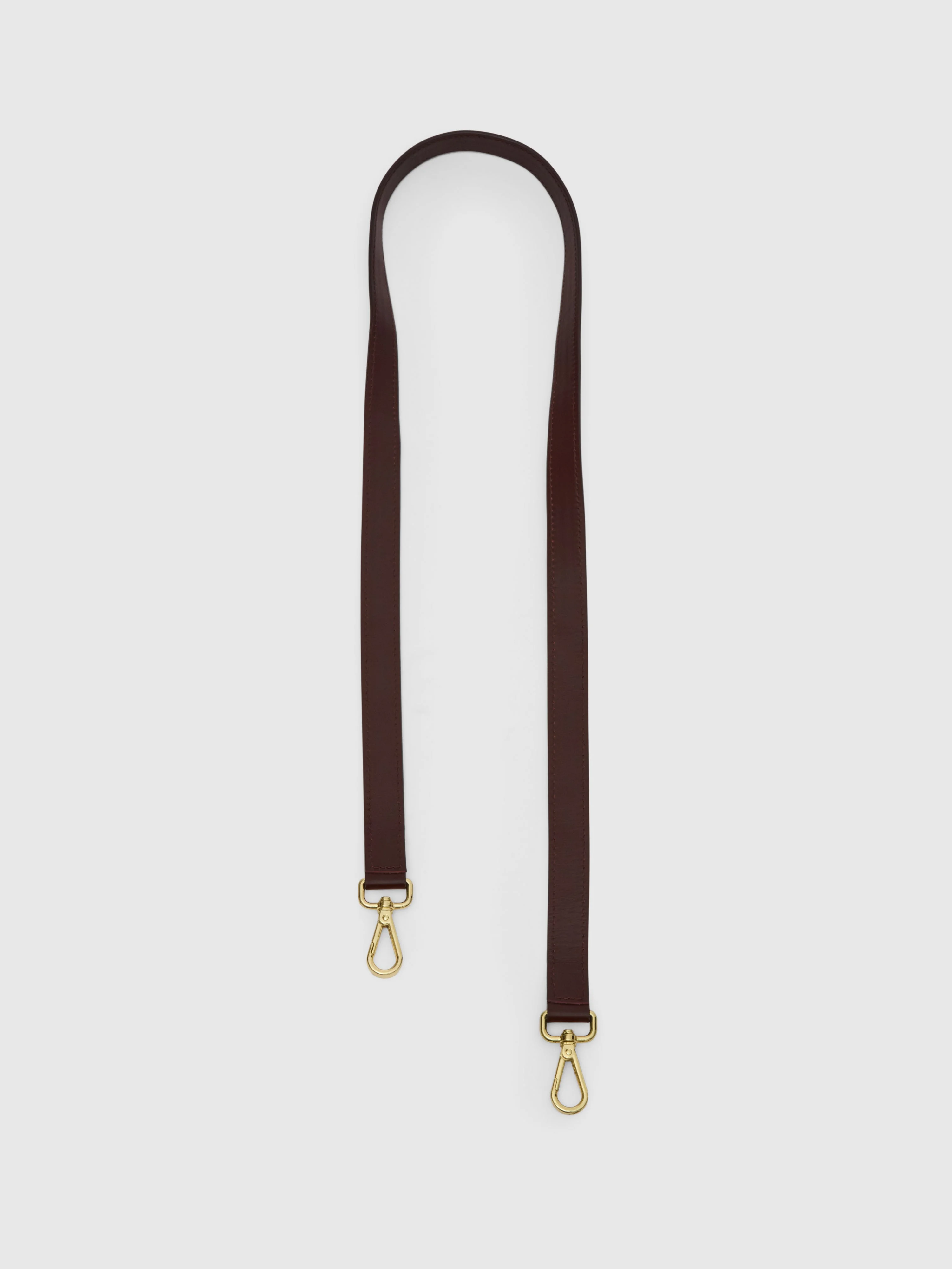 Stra Walnut Leather Shoulder strap - 1