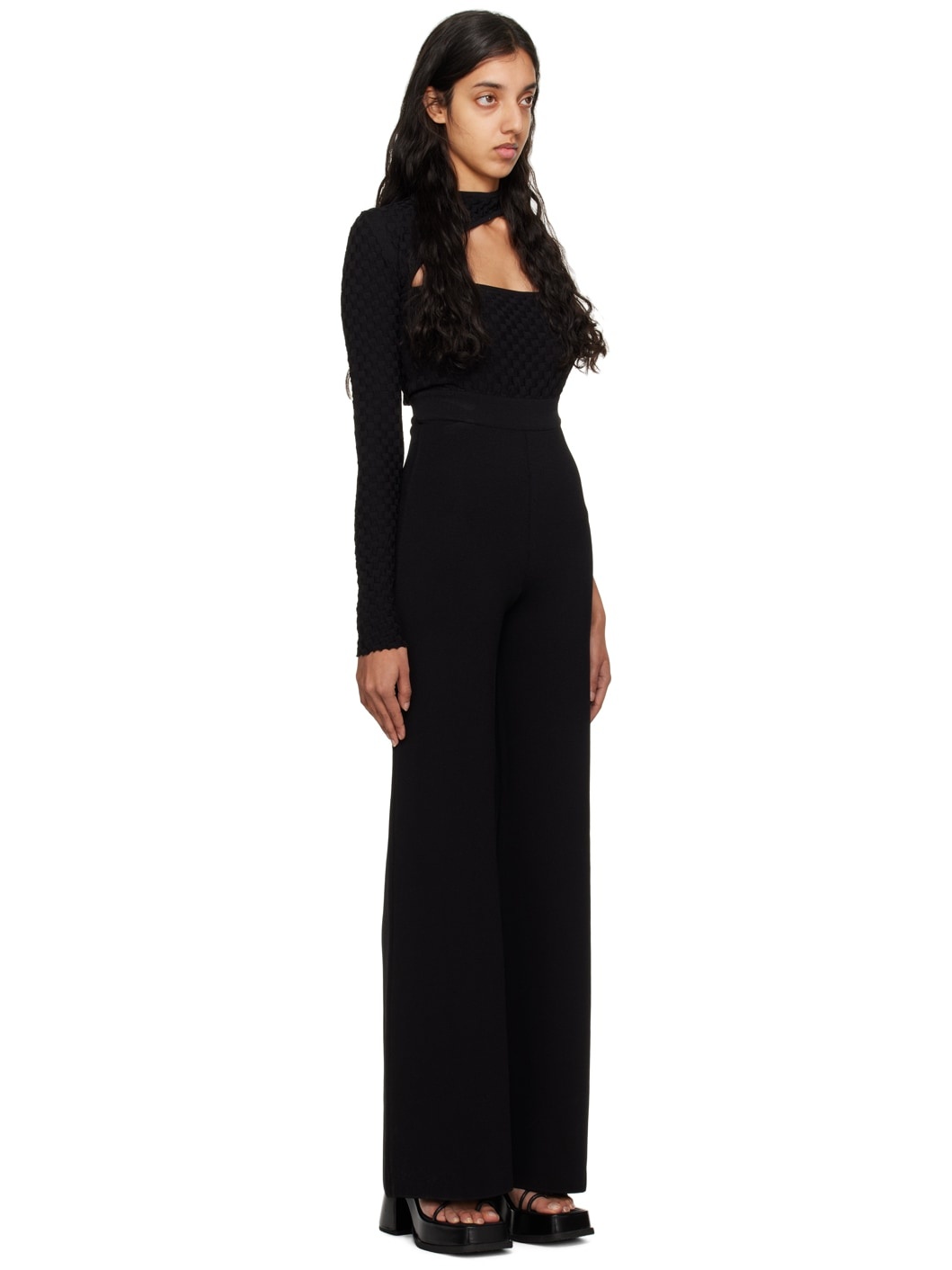 Black Vedra Jumpsuit - 2