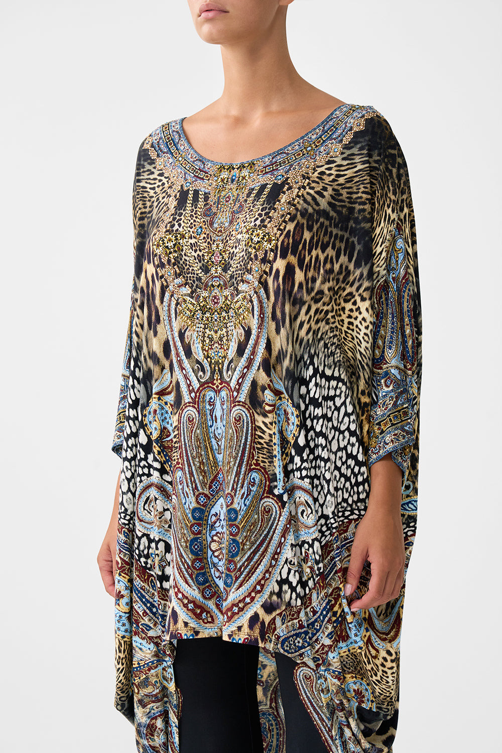 JERSEY SCOOP BACK HEM DRESS - 5