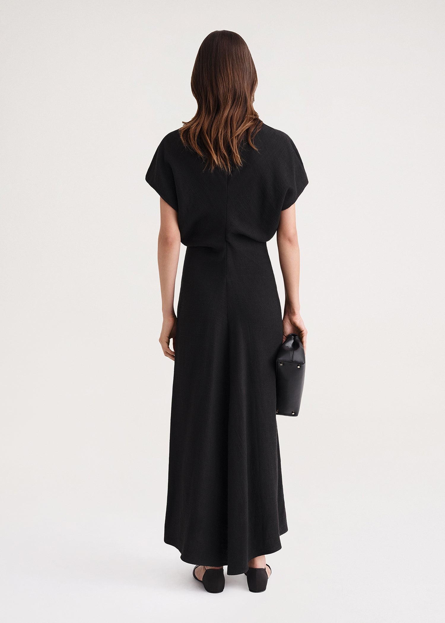 Slouch waist dress black - 4