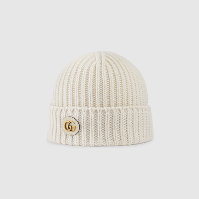 GUCCI Wool cashmere hat with Double G outlook