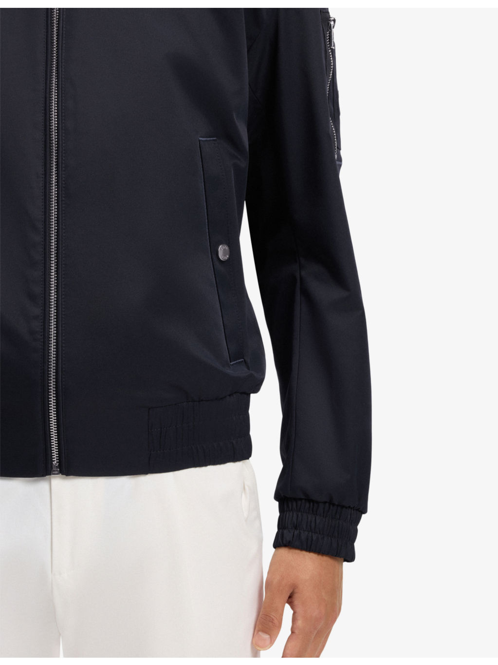 Monogram-Trim Woven Waterproof Jacket - 6