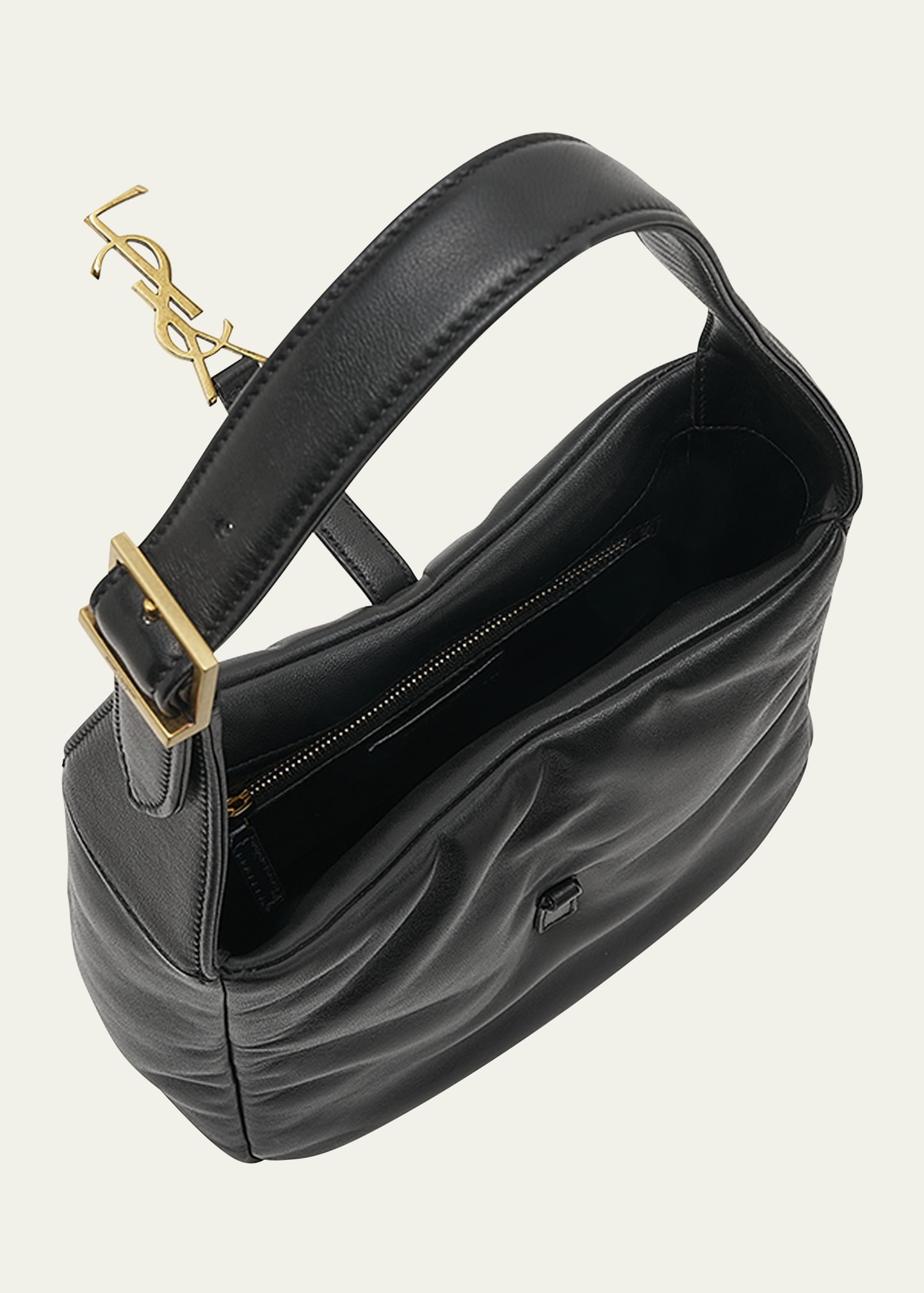 Le 5 A 7 Small YSL Padded Leather Shoulder Bag - 4