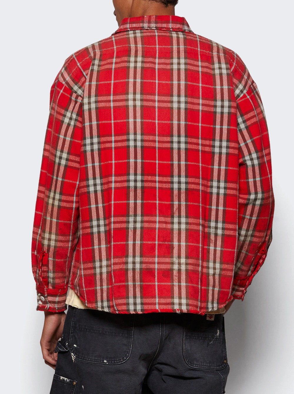Flannel Check Shirt Red - 4