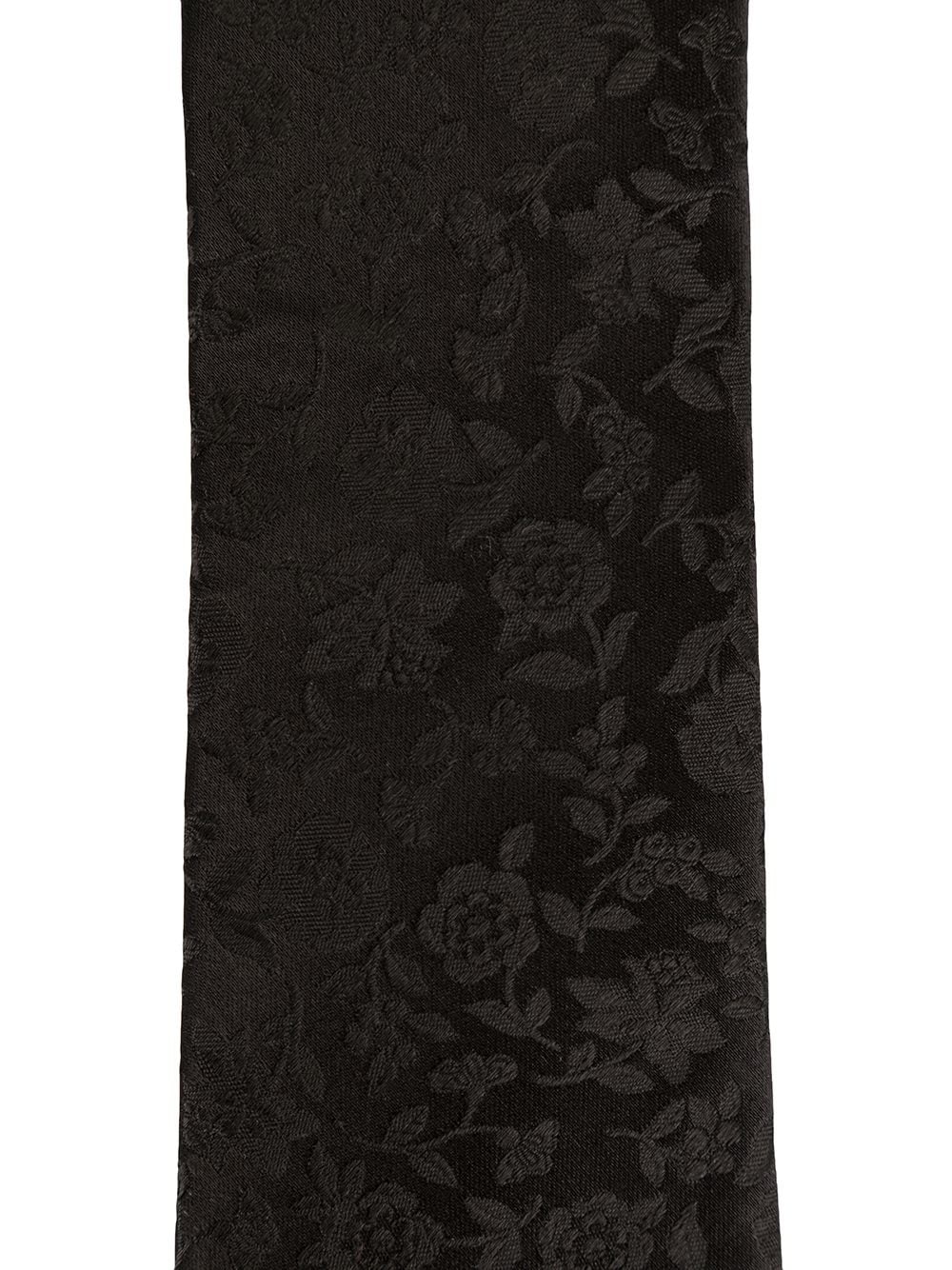 floral jacquard scarf - 2