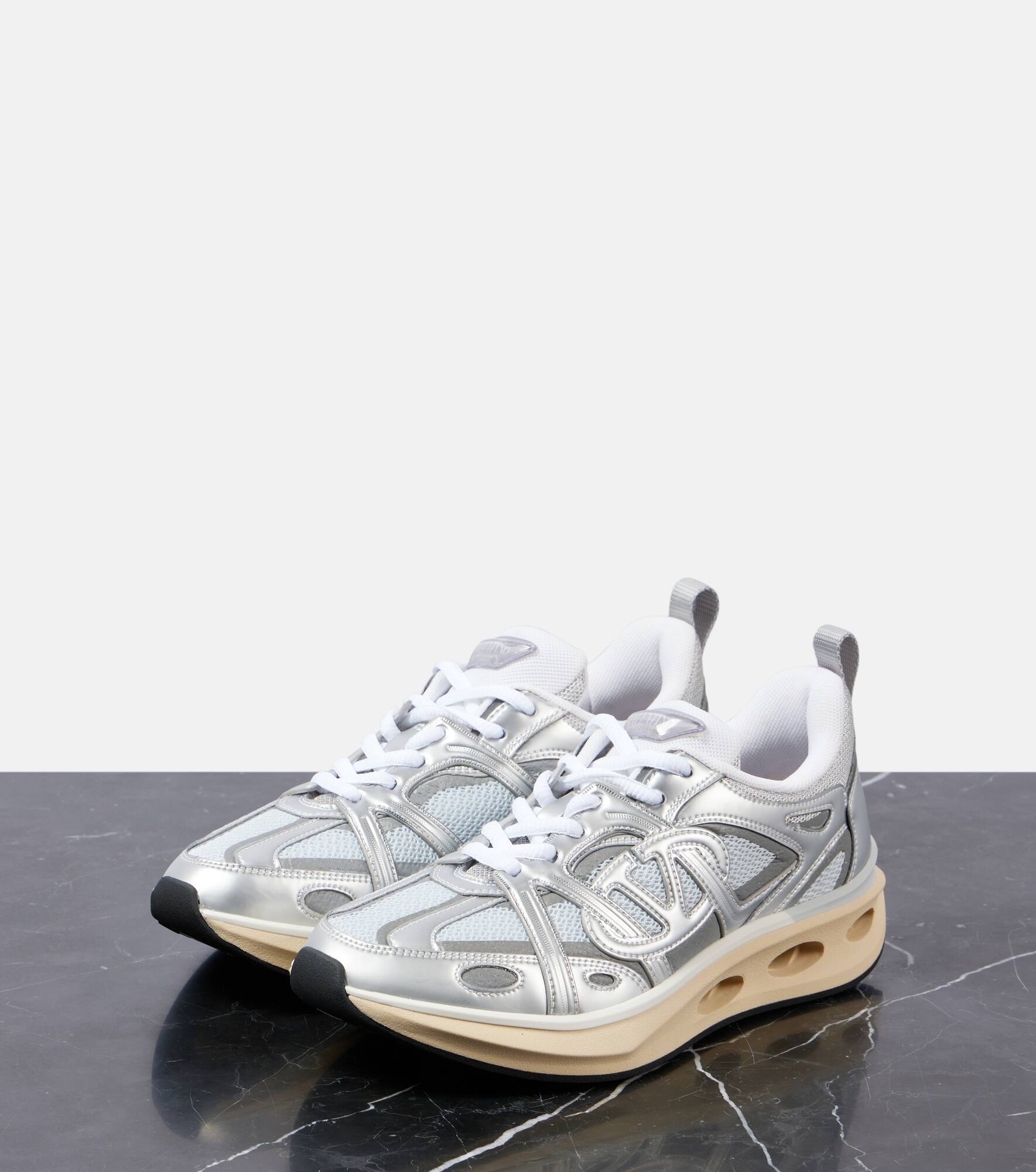 VLogo Easyjog leather-trimmed sneakers - 5