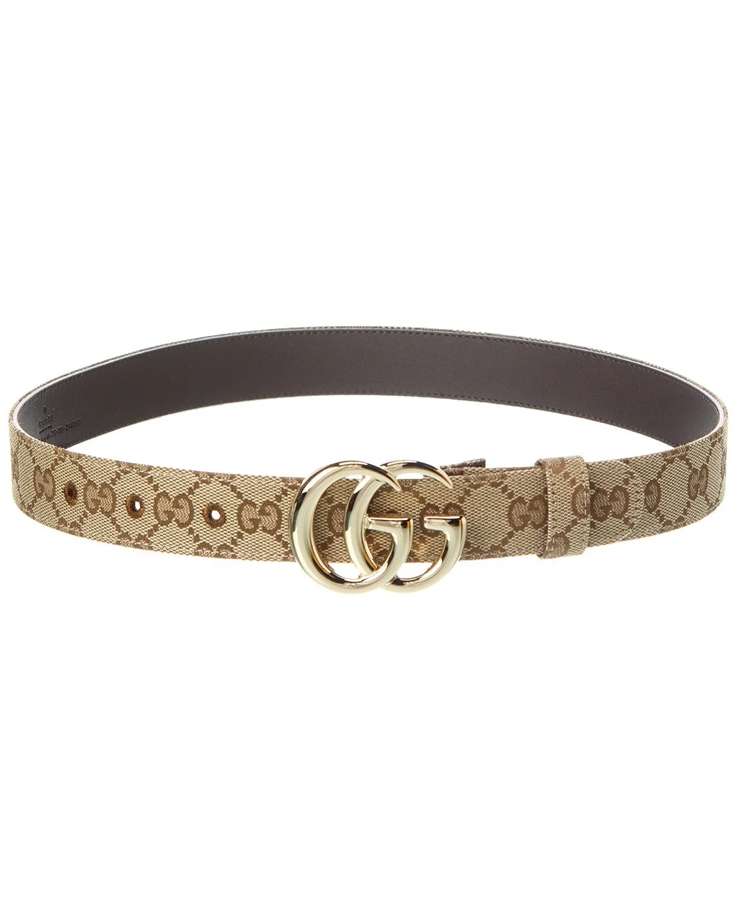 Gucci Marmont GG Canvas & Leather Belt - 1